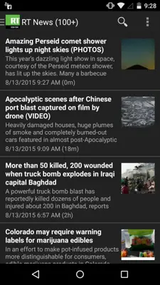 Russia Today RT android App screenshot 3