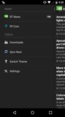 Russia Today RT android App screenshot 4